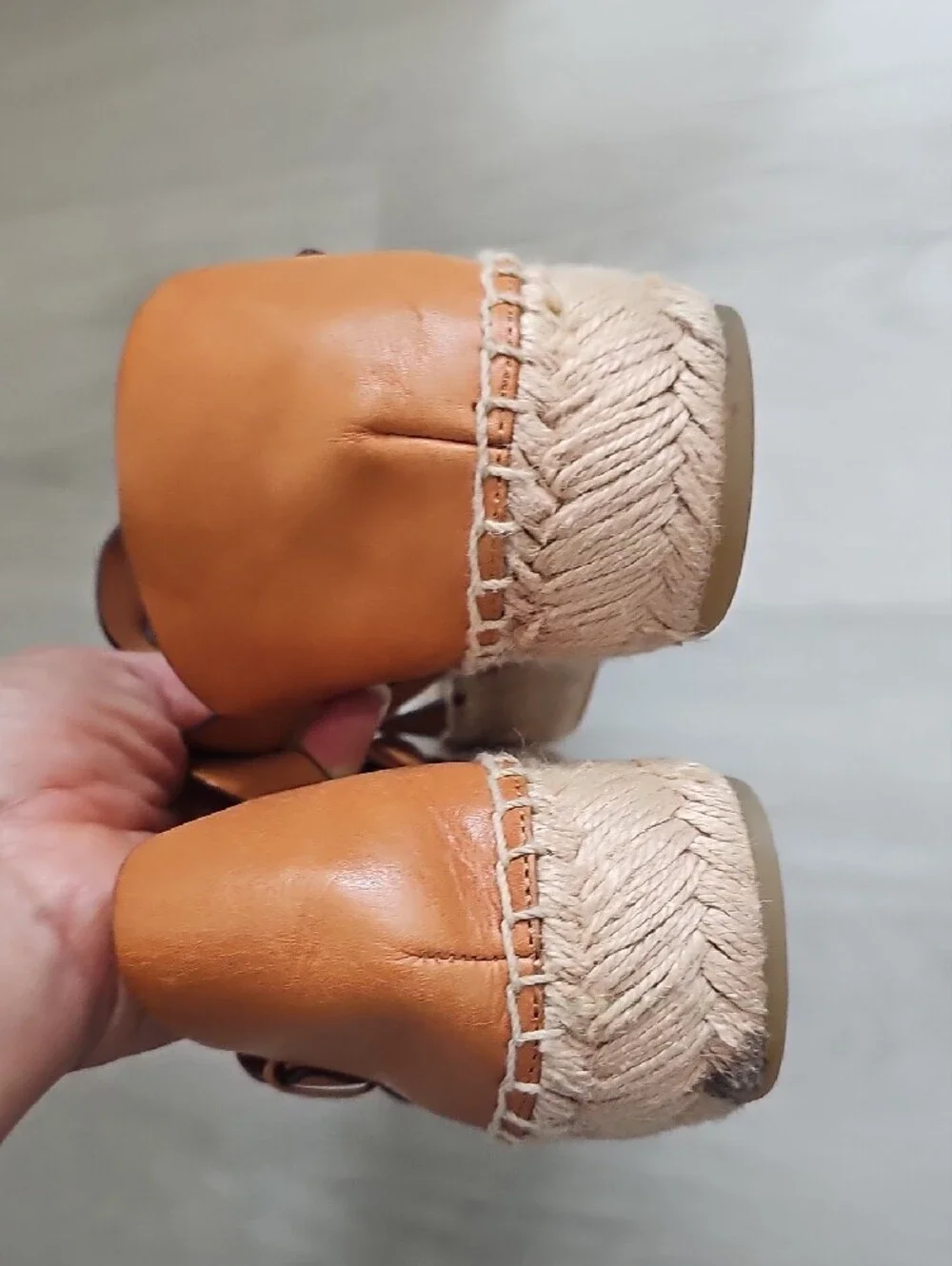 Tory Burch cognac leather